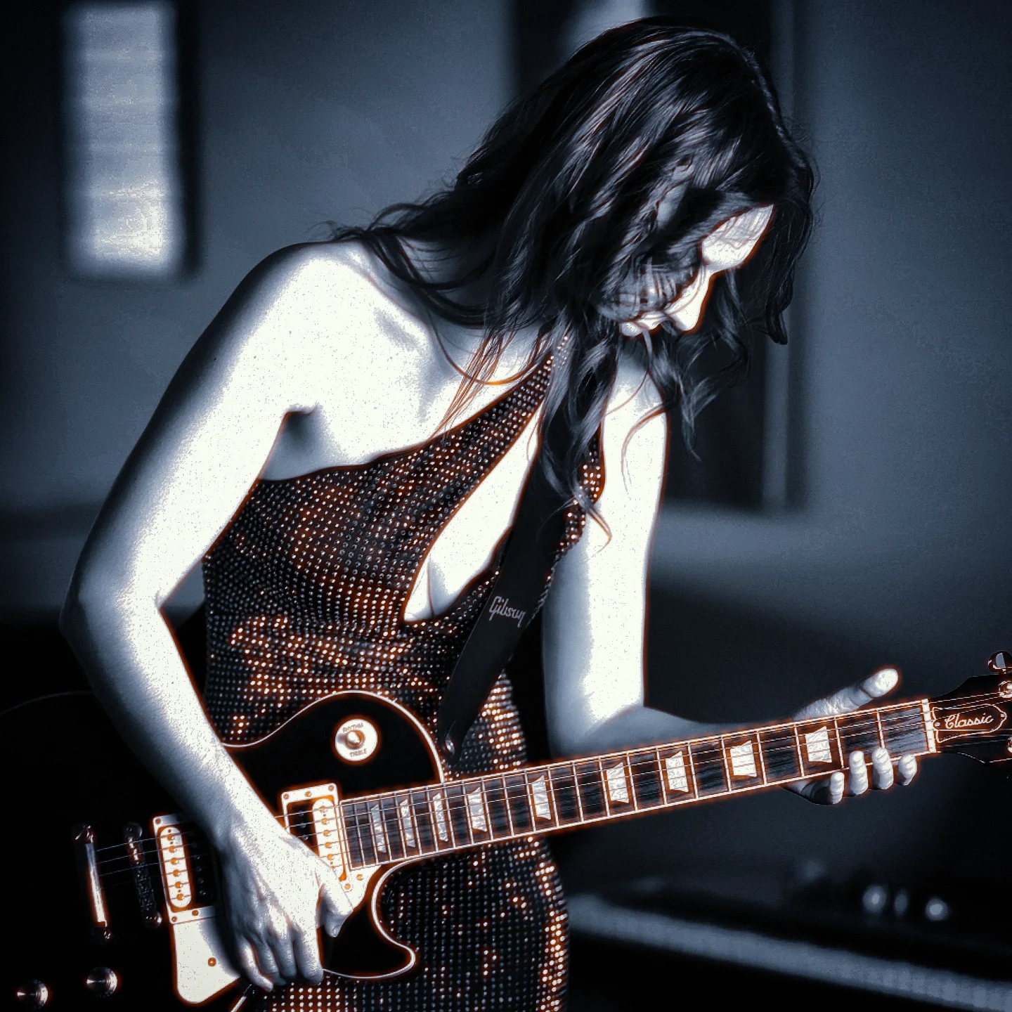 Awake & Dreaming Sasha Kristoff playing guitar
